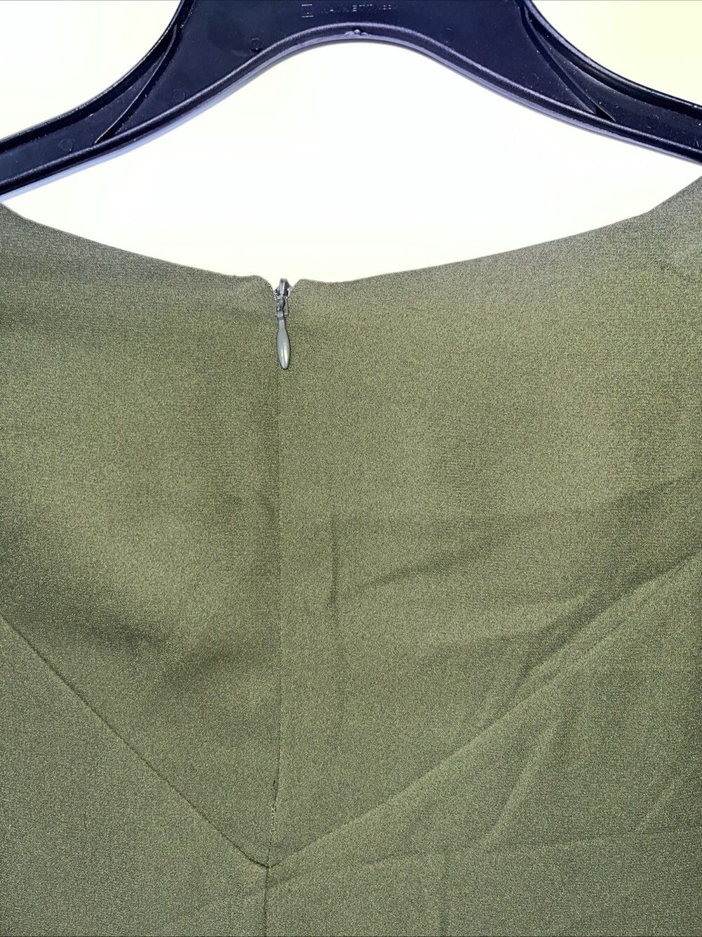 Pari Passu Maura Short Sleeve Top in Army NWT size 16 Minimal Preppy Casual - Picture 7 of 8